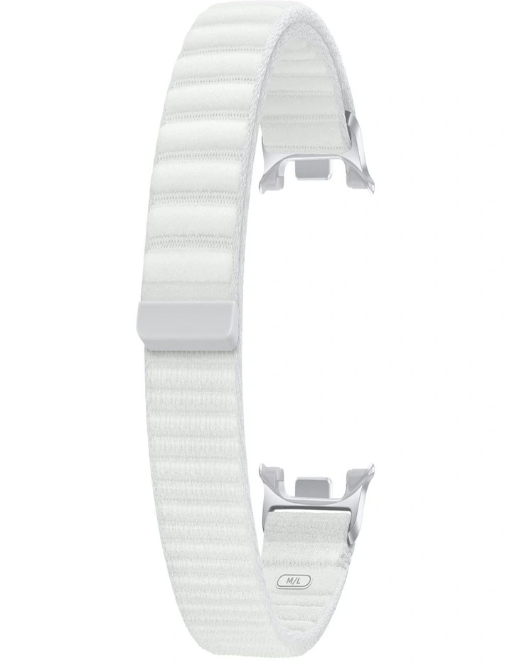 Galaxy Watch8 Classic Fabric Band M/L in White image 3