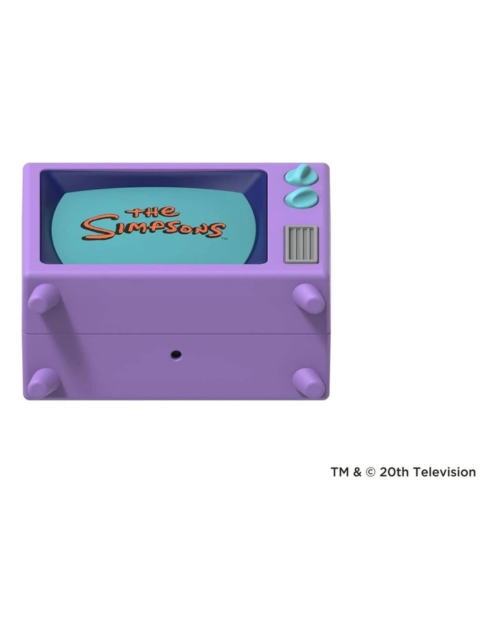 Galaxy Buds2 Pro The Simpsons TV Cover in Purple image 3