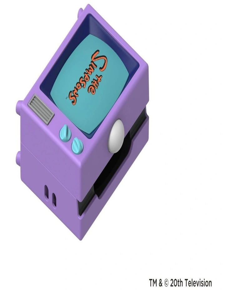 Galaxy Buds2 Pro The Simpsons TV Cover in Purple image 4