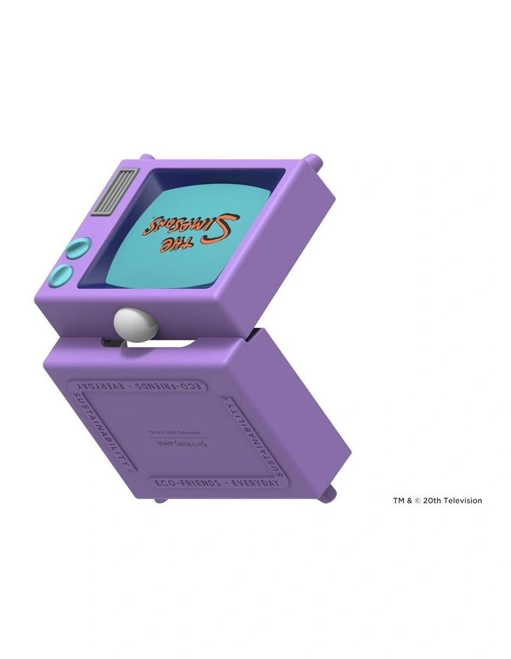 Galaxy Buds2 Pro The Simpsons TV Cover in Purple image 5