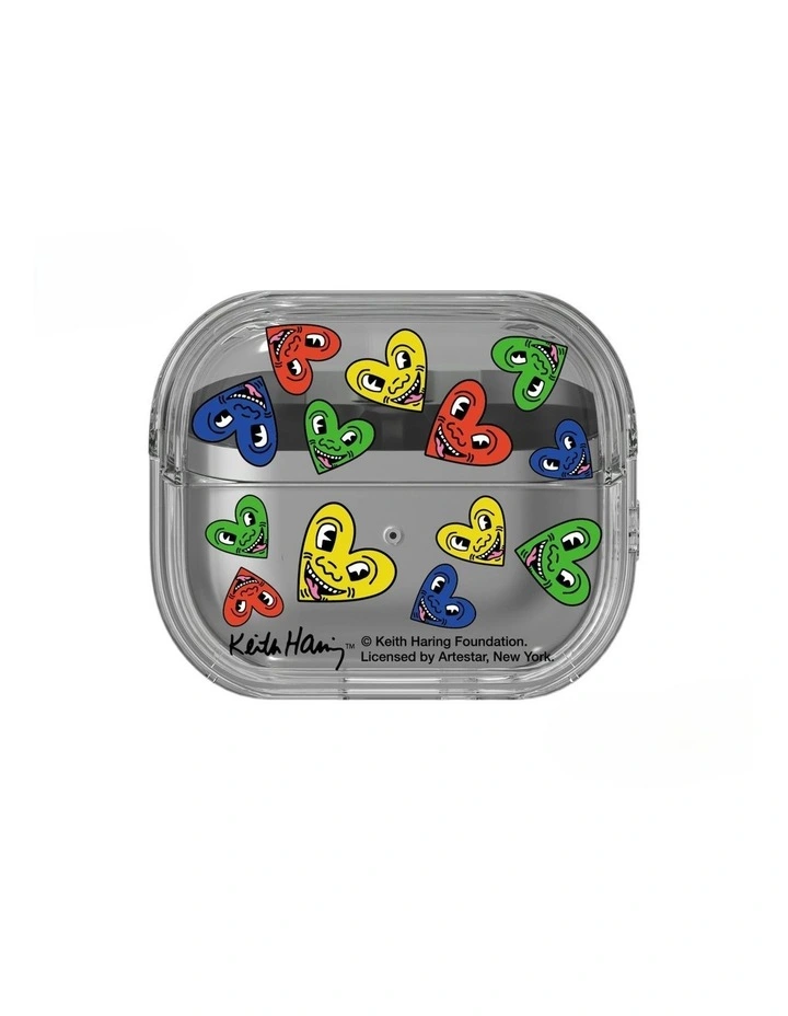 Galaxy Buds3 Pro Keith Haring Heart Cover in Transparent image 1