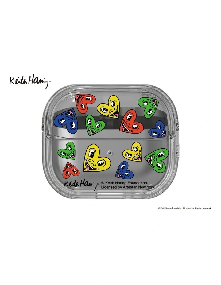 Galaxy Buds3 Pro Keith Haring Heart Cover in Transparent image 2