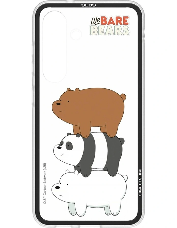 Galaxy S25 We Bare Bears Impression Case in Brown image 1