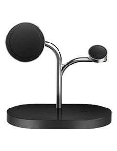 3-in-1 Wireless Charger in Black
