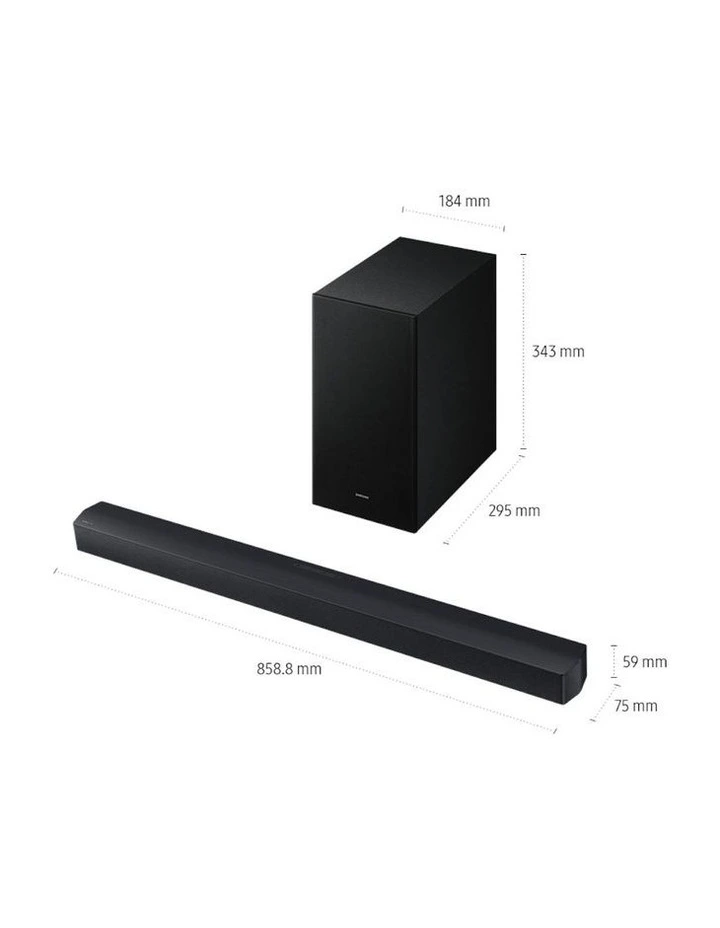 B-Series 2.1 ch Subwoofer HW-B450F Soundbar in Titan Black image 5