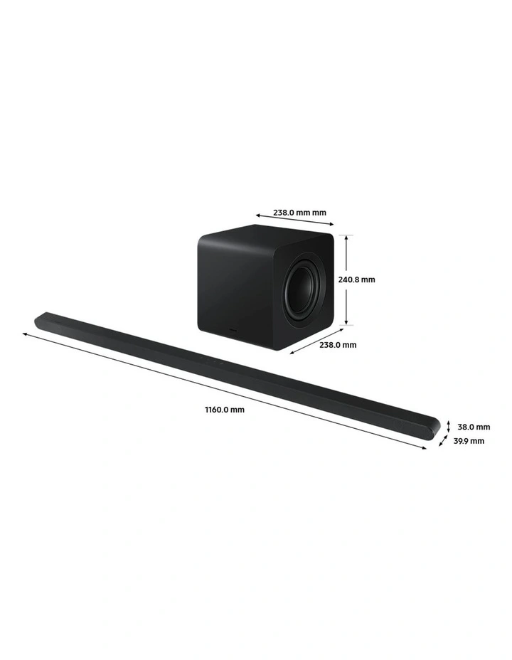 S-Series HW-S800D Soundbar in Black image 2