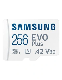 Evo Plus Microsd Card 2024 256gb in White