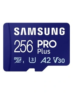 PRO Plus microSD Card 256GB in Blue