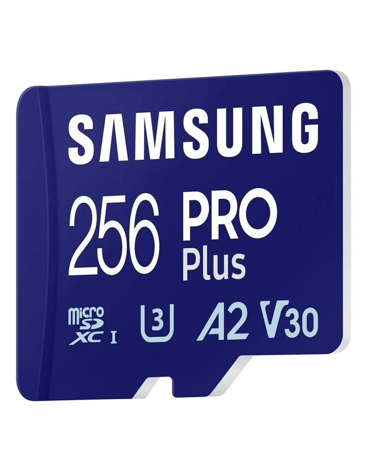 PRO Plus microSD Card 256GB in Blue image 2