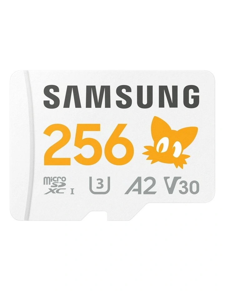 Pro Plus Sonic The Hedgehog Microsd Card 256gb in White image 1