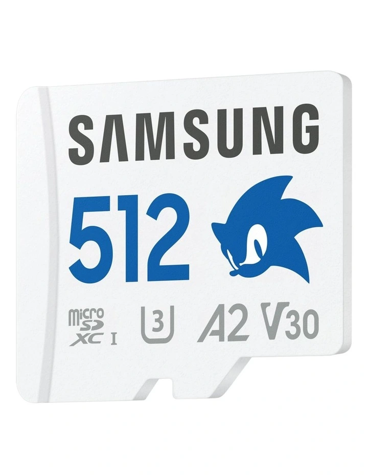 Pro Plus Sonic The Hedgehog Microsd Card 512gb in White image 2
