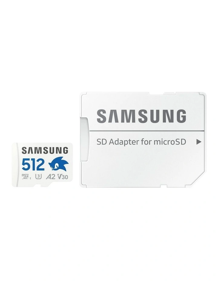 Pro Plus Sonic The Hedgehog Microsd Card 512gb in White image 6