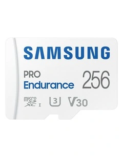 PRO Endurance Microsd Card 256GB in White