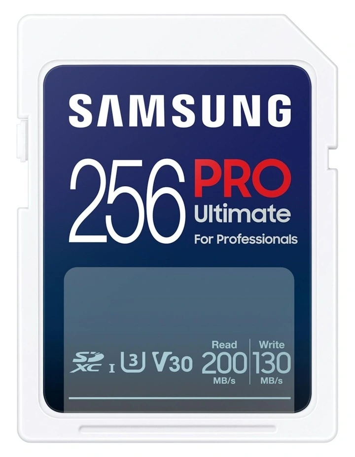 PRO Ultimate SD Card 256GB in Blue image 1