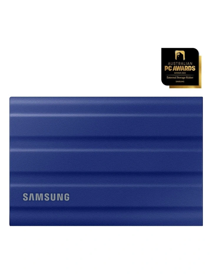 Portable SSD T7 Shield 2TB in Blue image 1
