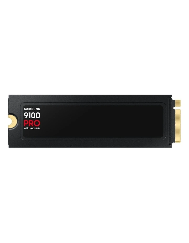 9100 Pro with Heatsink PCIe 5.0 NVMe M.2 SSD 4TB in Black image 2