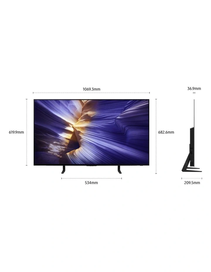 48 OLED S90F 4K Vision AI Smart TV in Black image 6