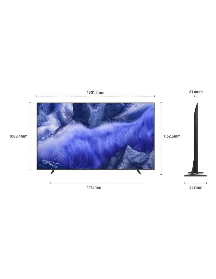 QLED QEF1 4K Vision AI Smart TV 85" in Titanium Grey image 6