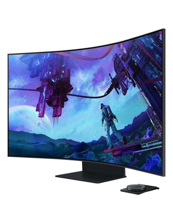 55 Odyssey Ark 2nd Gen Curved UHD Gaming Monitor in Black image 2