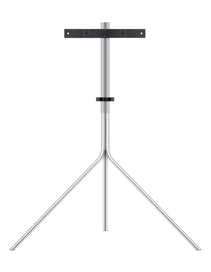 TV Easel Stand for White 65" in Silver image 1