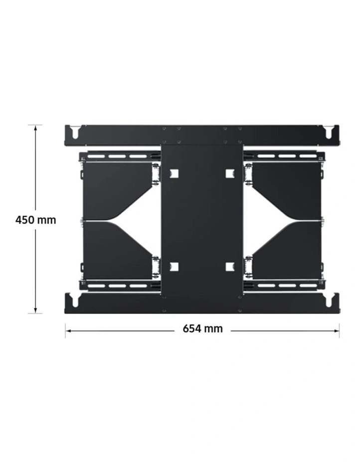 85 Full Motion Slim Fit Wall Mount in Black image 4