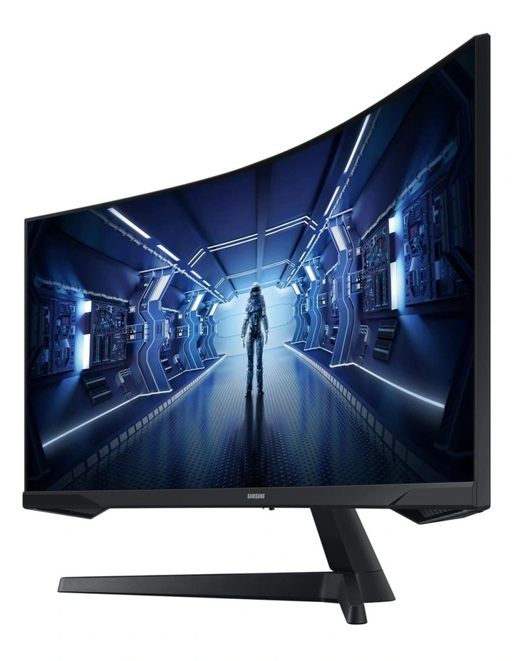Samsung 34 Odyssey G55T Curved WQHD 165Hz Gaming Monitor in Black image 6