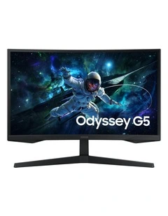 27 Odyssey G55C QHD Curved Gaming Monitor in Black