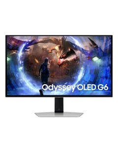 27 Odyssey OLED G6 QHD Gaming Monitor in Silver