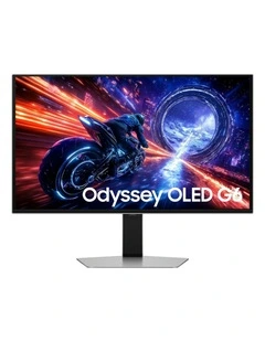 27 Odyssey OLED G6 G60SF QHD 500Hz Gaming Monitor in Silver