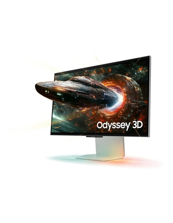 27 Odyssey 3D G90XF 4K 165Hz Gaming Monitor in Silver image 1