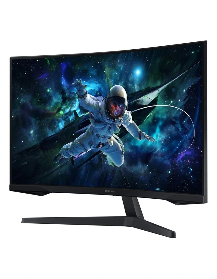 32 Odyssey G55C QHD Curved Gaming Monitor in Black image 3