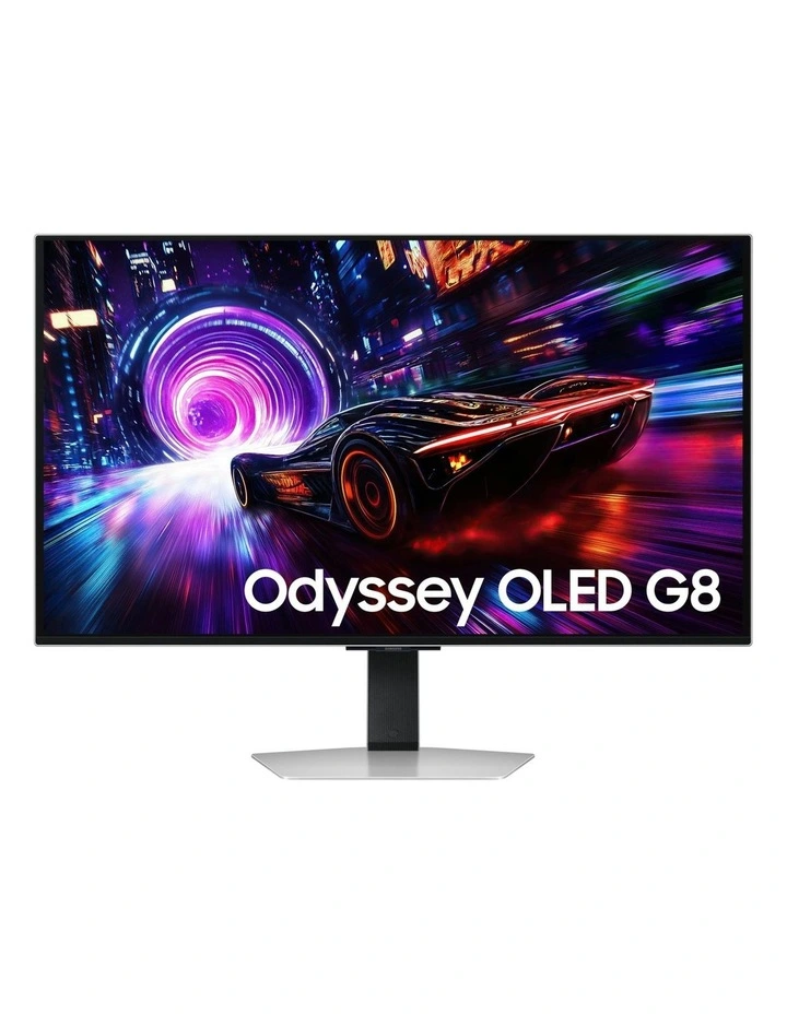 Odyssey Oled Gaming Monitor 32 Inch G8 G81SF 4K 240HZ in Silver image 1