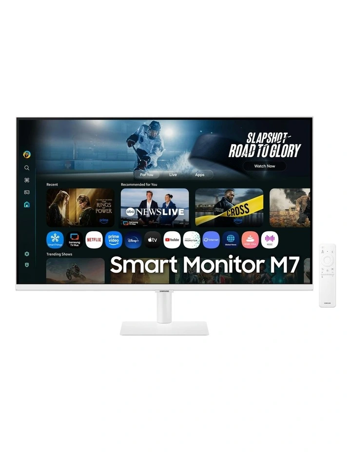 Smart Monitor M7 32 Inch M70F 4K in White image 1
