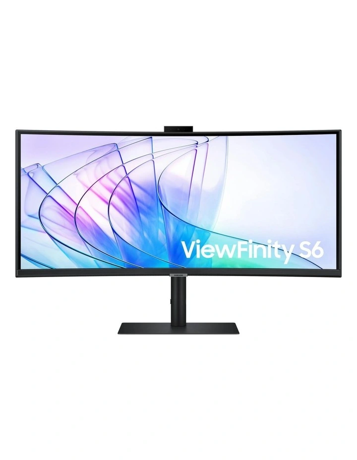 ViewFinity Webcam Monitor 34 Inch S6 S65VC Ultra WQHD in Black image 1