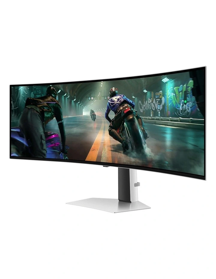 49 Odyssey OLED G91SD Curved DQHD 144Hz Gaming Monitor in Silver image 3
