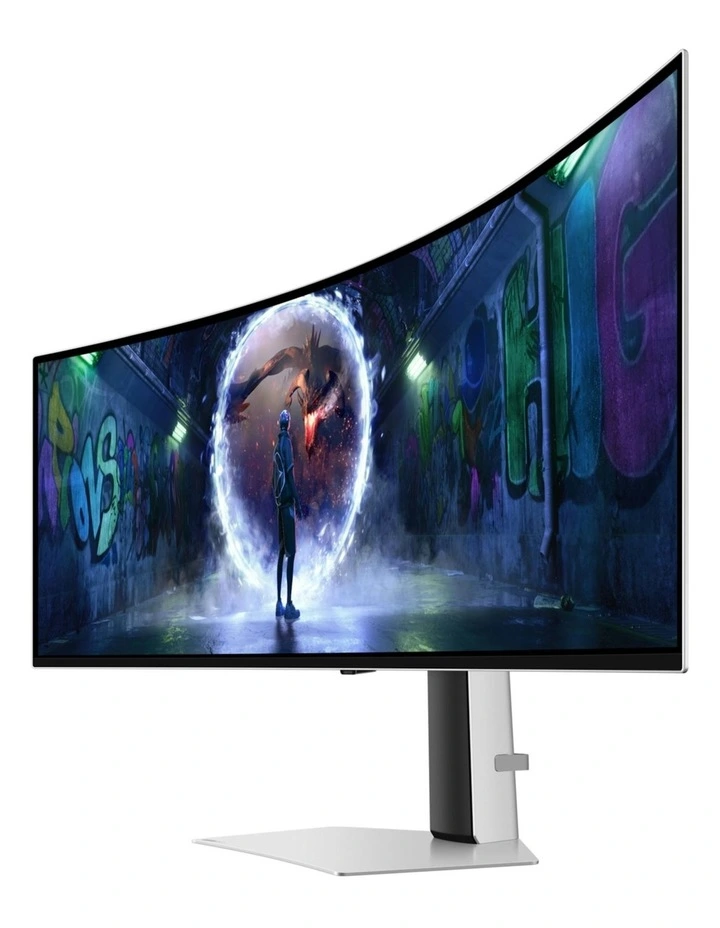 49 Odyssey OLED G93SD Curved DQHD Gaming Monitor in Silver image 5