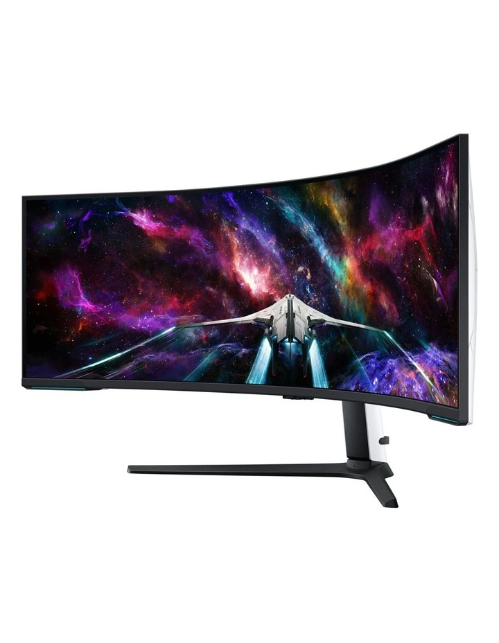 57 Odyssey Neo G95NC Curved QLED DUHD Gaming Monitor in White image 2