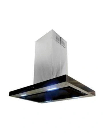 Island Rangehood 90cm Black glass and Stainless steel RHSCKL92