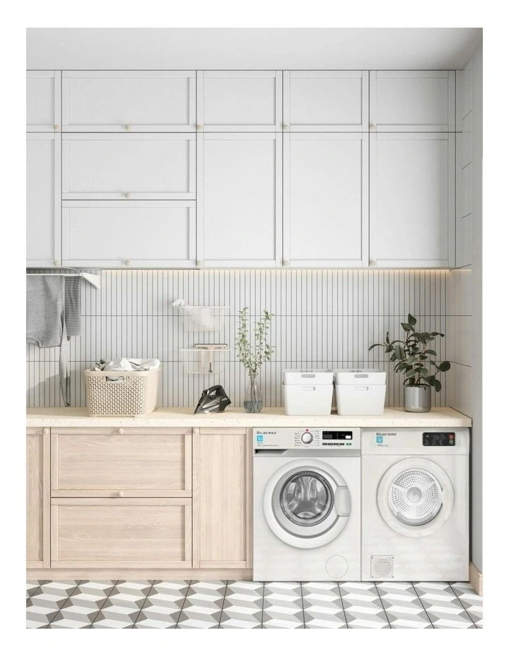 Steam Assisted Front Load Washing Machine 8kg & Vented Clothes Dryer 7kg Bundle image 2