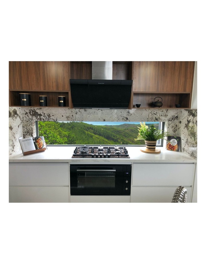Kleenmaid Vertical Black Glass Wall Mounted 90cm Rangehood ...