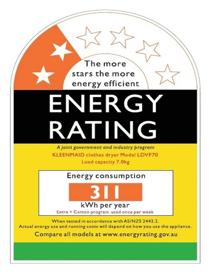 Best Sensor Controlled Vented Dryer 7kg LDVF70 image 5