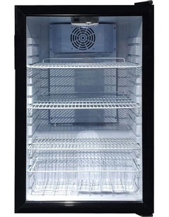 130L Mini Bar Fridge in Black