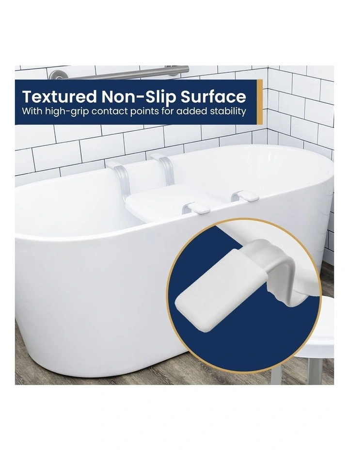 Deluxe Bathroom Seat Suspended Bathing Chair in White image 5