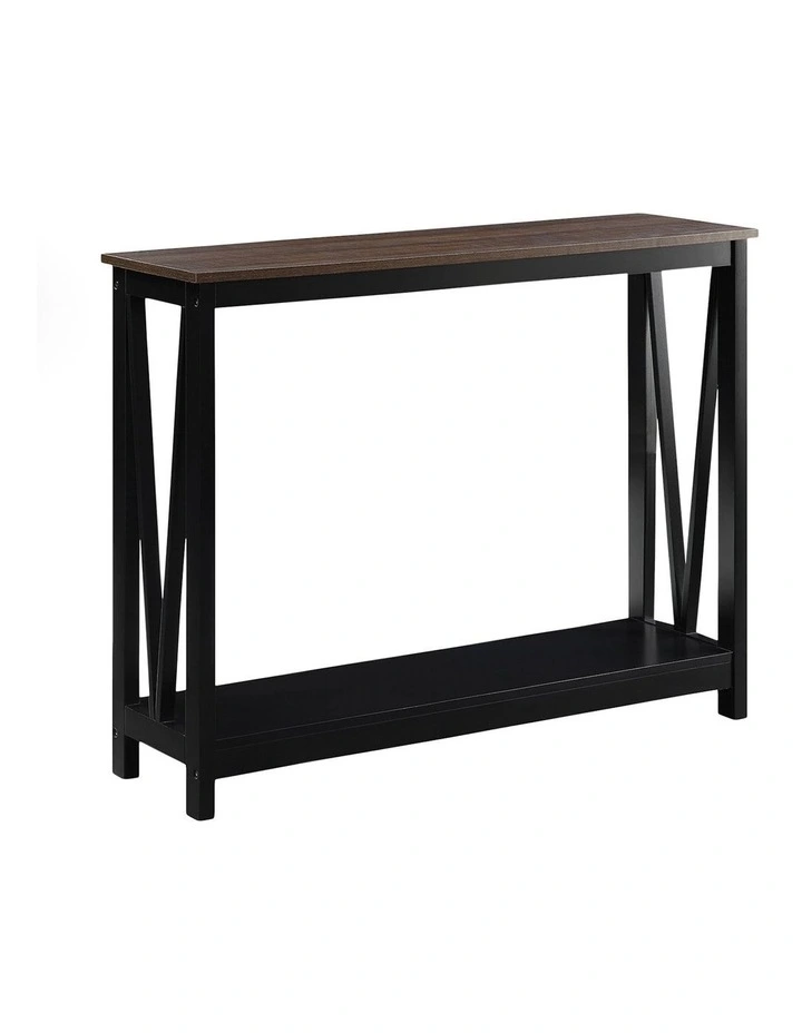 Cielo 2-Tier Console Table in Walnut image 1