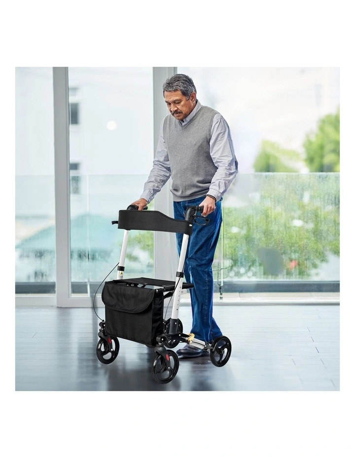Folding Rollator Walker in Black image 5