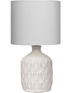 Ceramic Table Lamp in Cream