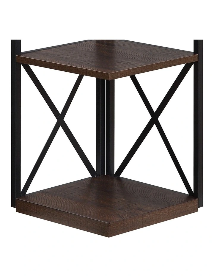 Nora Corner Bookshelf 5-Tier in Multi image 4