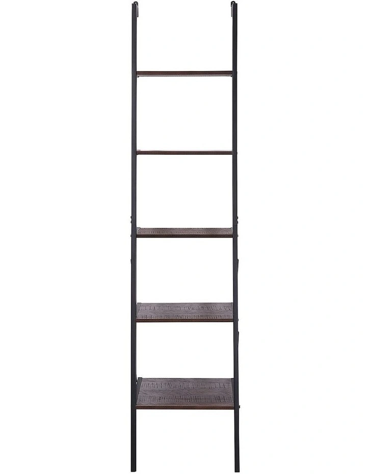 Amelia 5-Tier Ladder Shelf in Walnut image 2