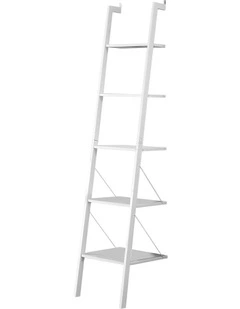 Amelia 5-Tier Ladder Shelf in White
