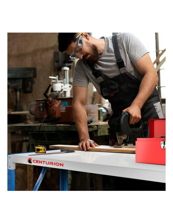 2 Layers Work Bench 2m 400kg in Blue image 6